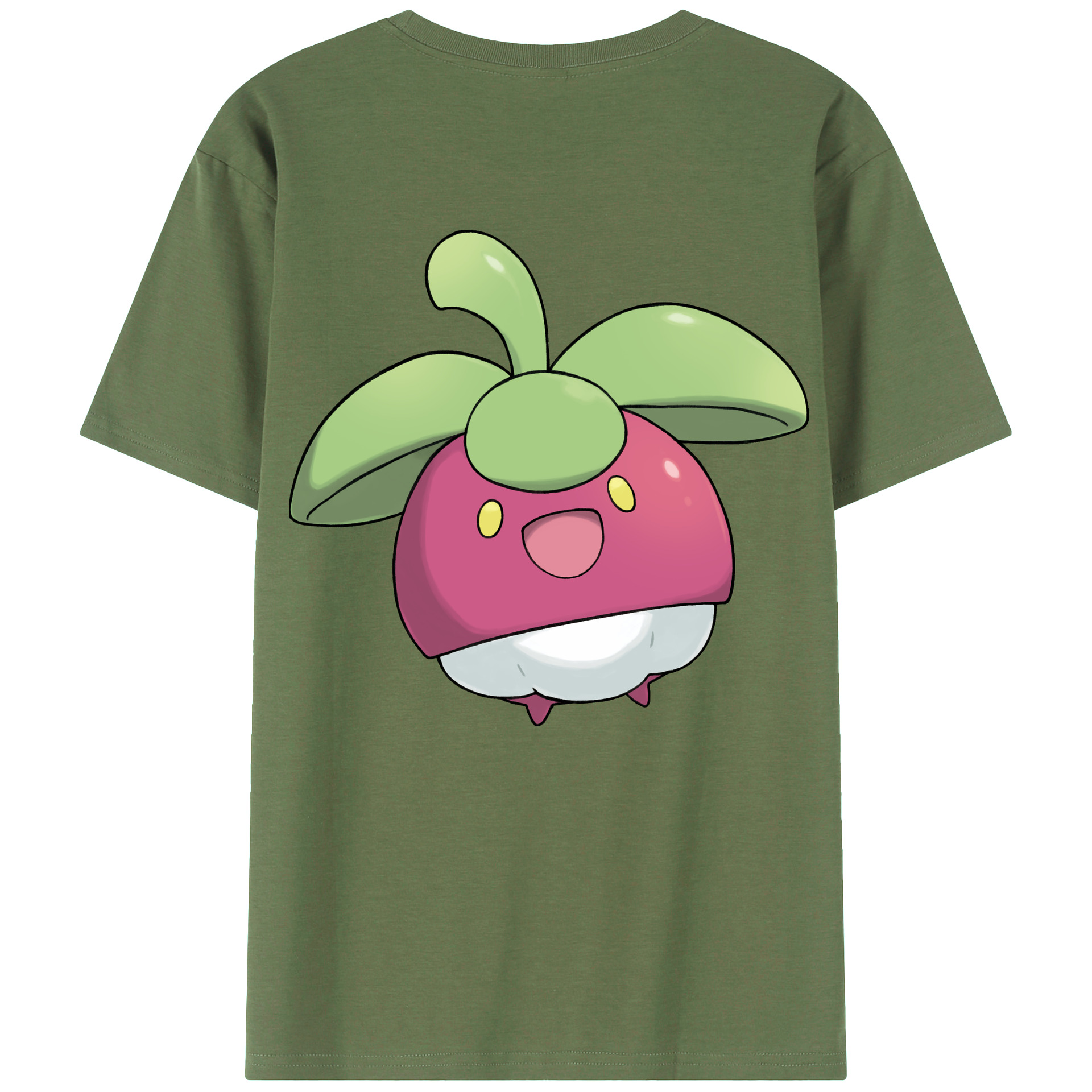 （画像用） ポケットモンスター Pokémon 綿100％ メンズ半袖Tシャツ（バックプリント） 通気性
